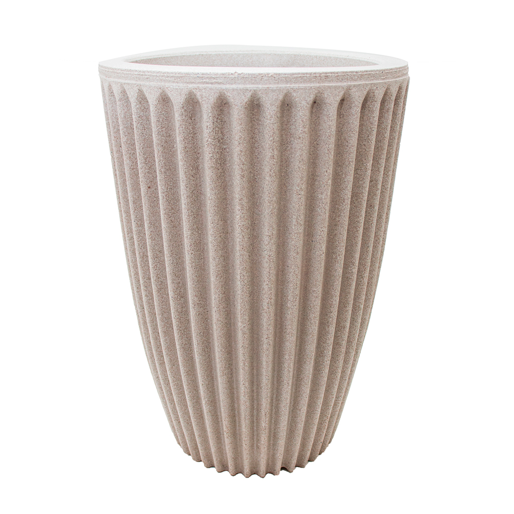 Vaso Coluna Romana Bege 46x33CM