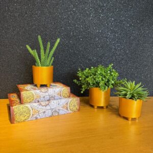 Conjunto Decorativo Completo: Livro-Caixa, Porta-Retrato e Arranjo de Flores Artificiais