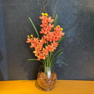 Arranjo Artificial de Flores Orquídea para Mesa