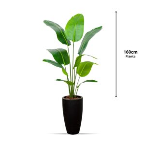 Planta de chão artificial Estrelícia para decoração – 160CM